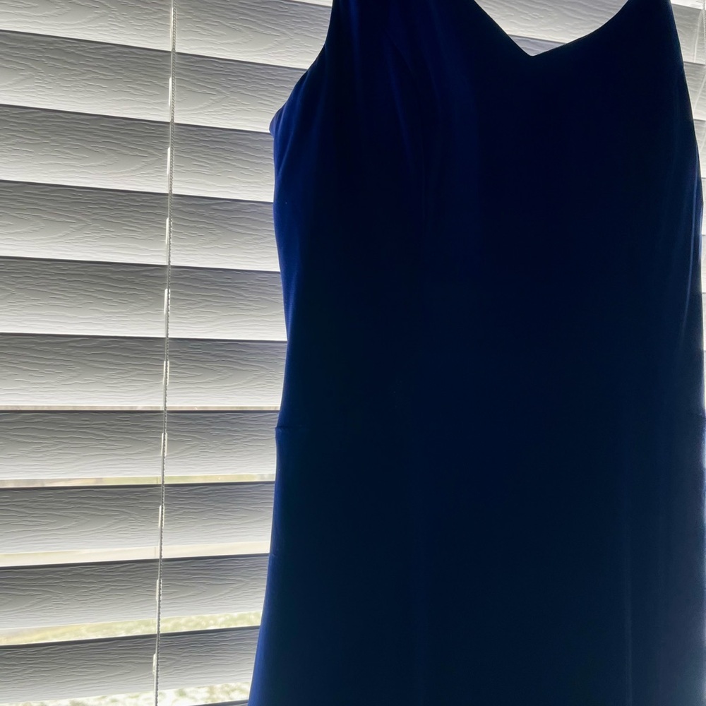 Morgan & Co. Elegant Blue Evening Gown Size 9 - Picture 3 of 11